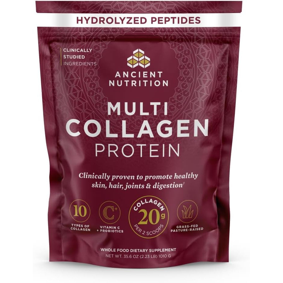 Ancient Nutrition Multi Collagen Peptides Powder Unflavored 45 Servings