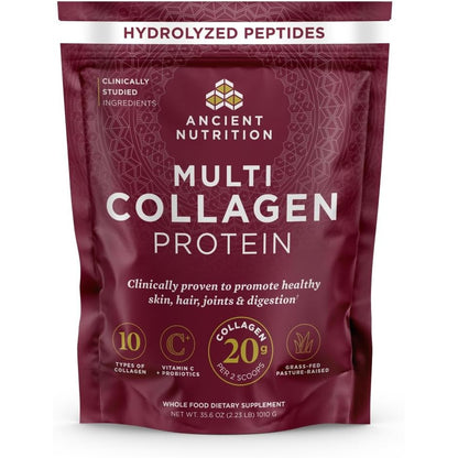 Ancient Nutrition Multi Collagen Peptides Powder Unflavored 45 Servings