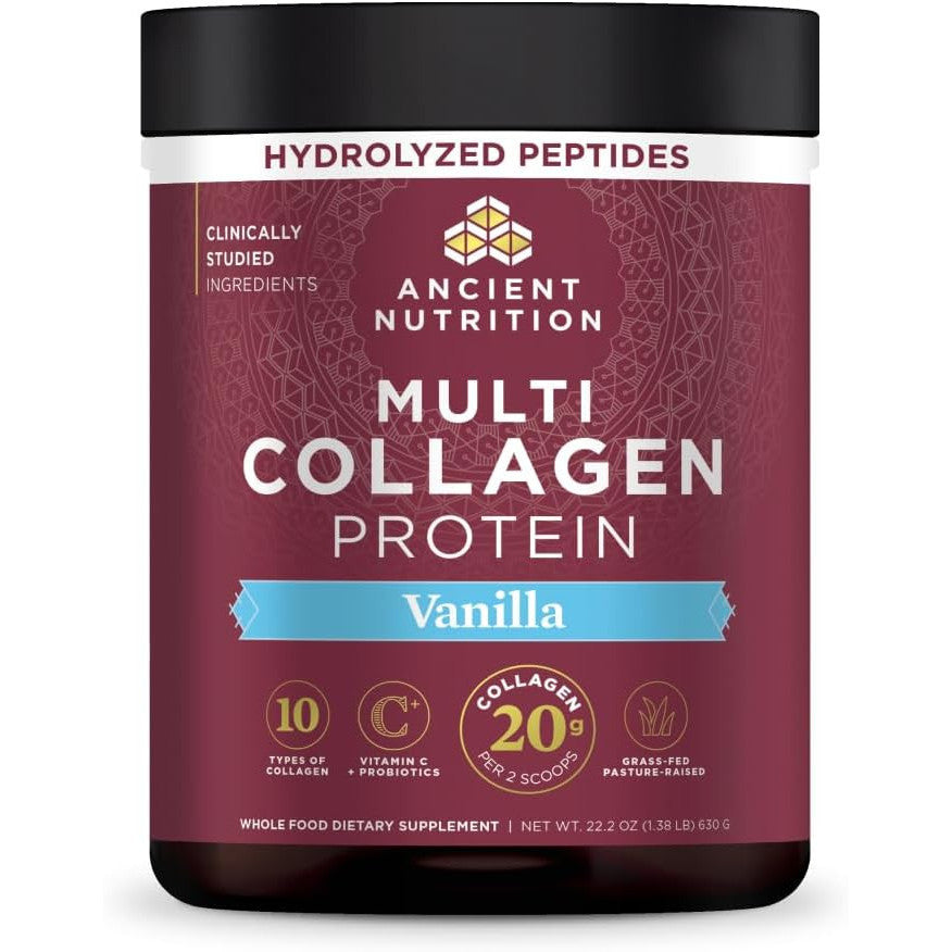 Ancient Nutrition Multi Collagen Peptides Powder Unflavored 45 Servings