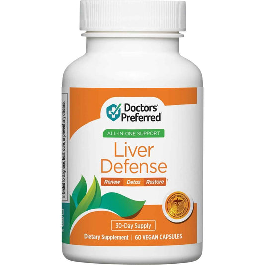 DOCTORS' PREFERRED Milk Thistle Liver Support Detox Formula Capsules