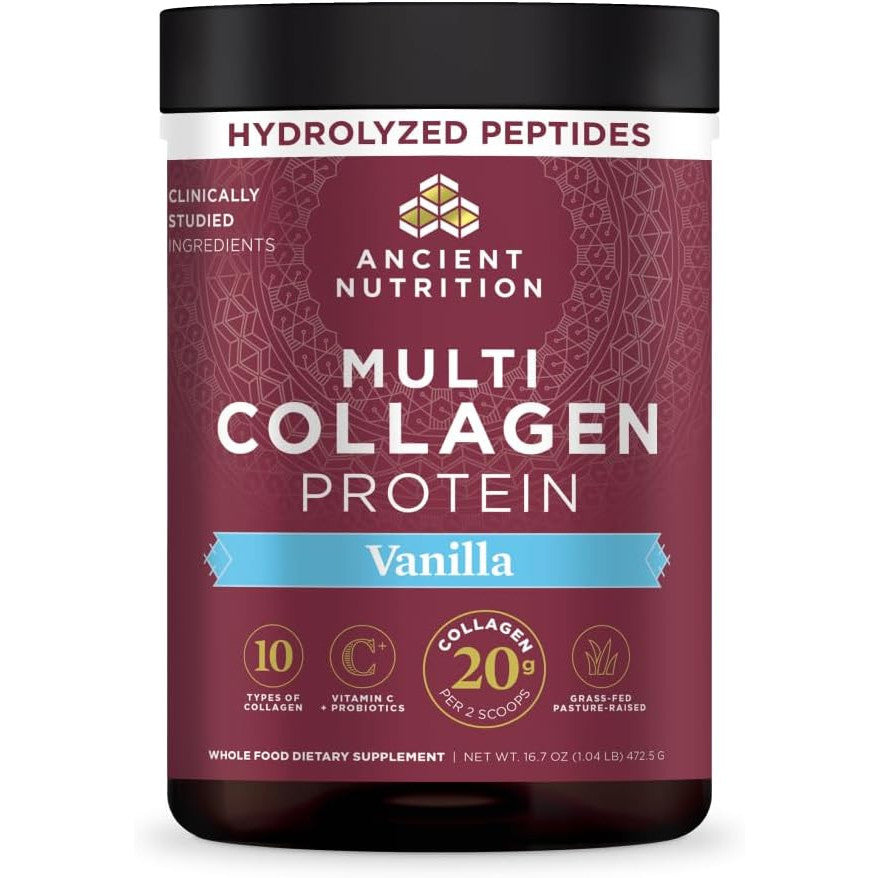 Ancient Nutrition Multi Collagen Peptides Powder Unflavored 45 Servings