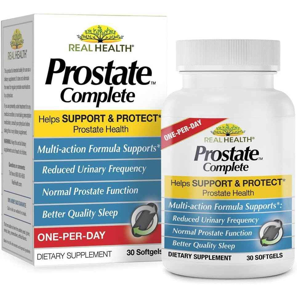 Real Health Prostate Complete Saw Palmetto Formula 30 Count