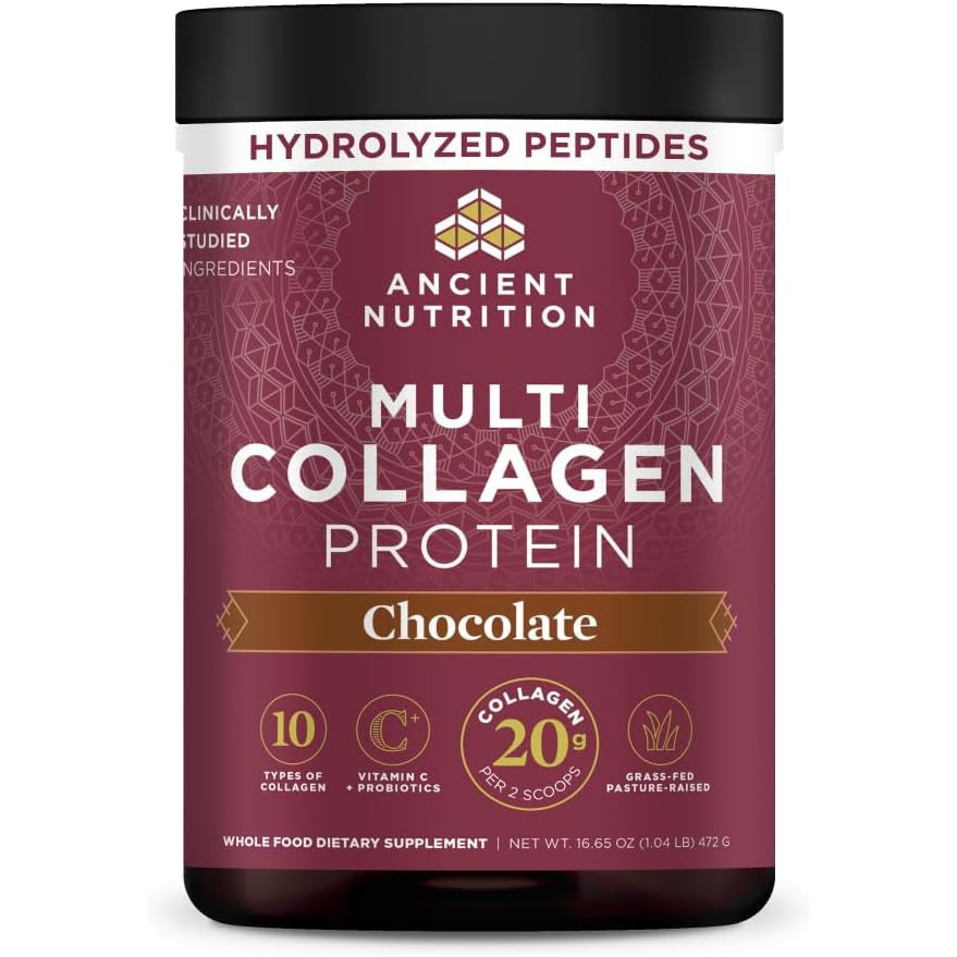 Ancient Nutrition Multi Collagen Peptides Powder Unflavored 45 Servings