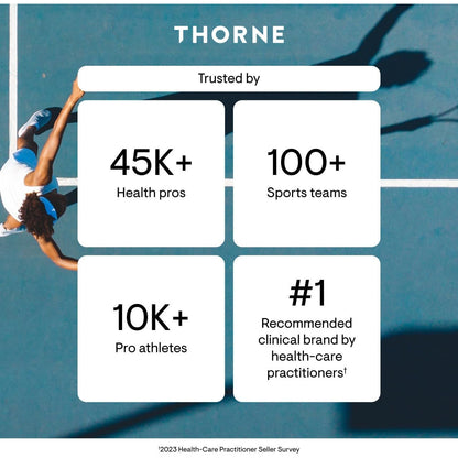 Thorne Berberine Phytosome and HCl Formula 60 Capsules