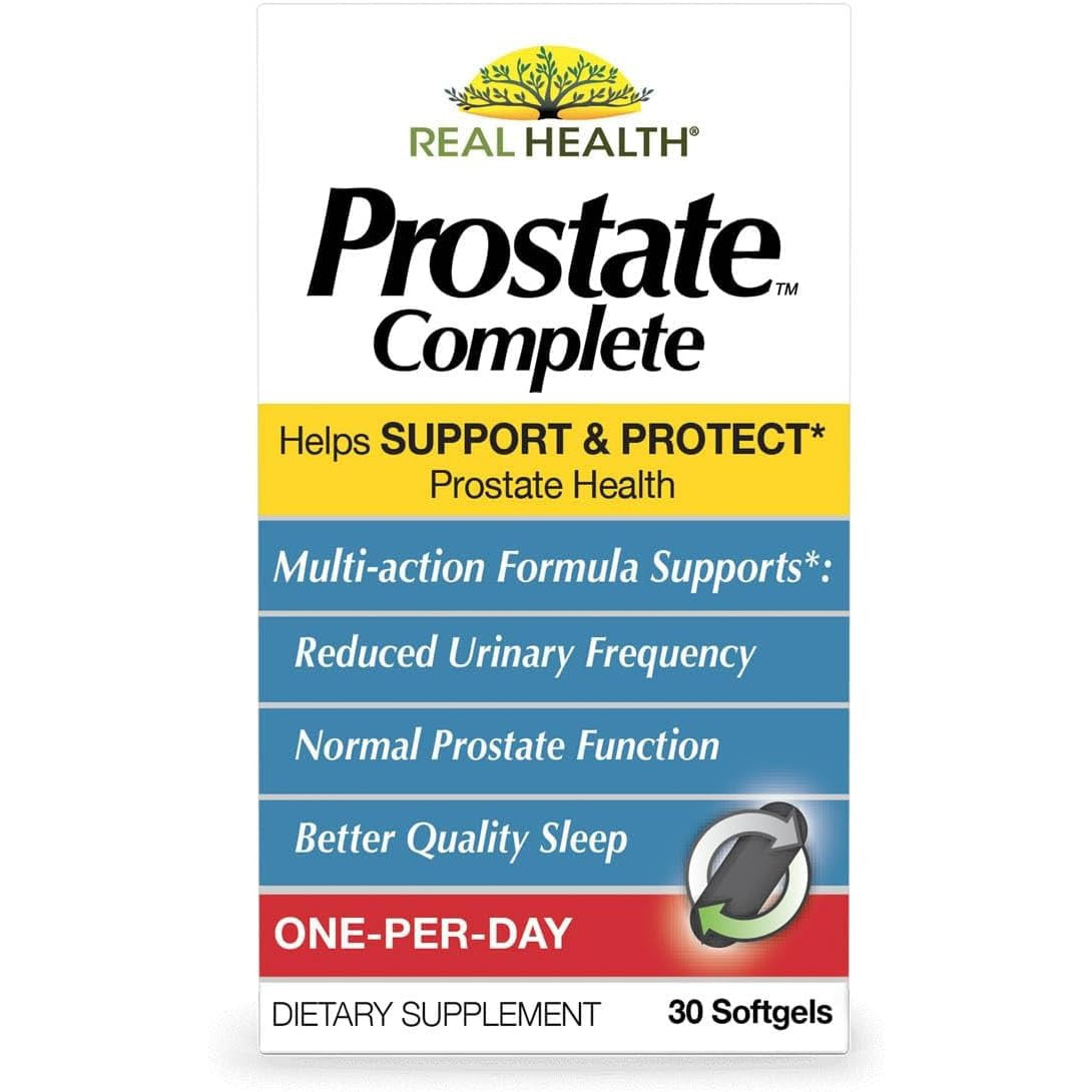 Real Health Prostate Complete Saw Palmetto Formula 30 Count