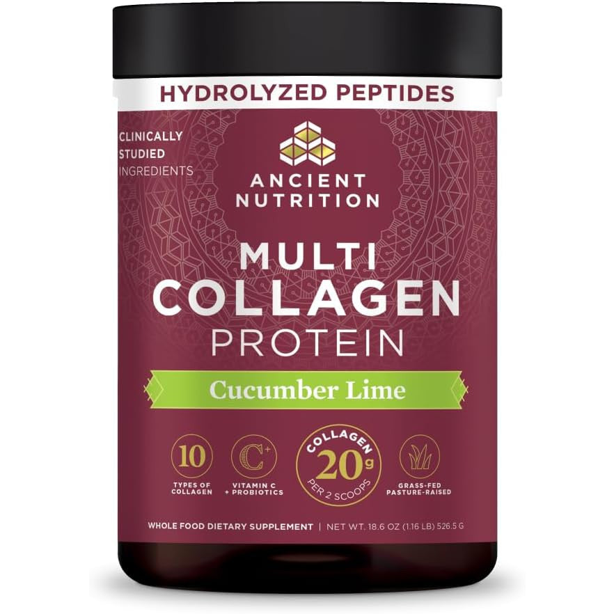 Ancient Nutrition Multi Collagen Peptides Powder Unflavored 45 Servings