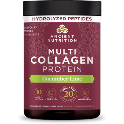 Ancient Nutrition Multi Collagen Peptides Powder Unflavored 45 Servings
