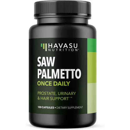 Havasu Nutrition Saw Palmetto Men's Prostate Health Supplement 500mg 100 Count