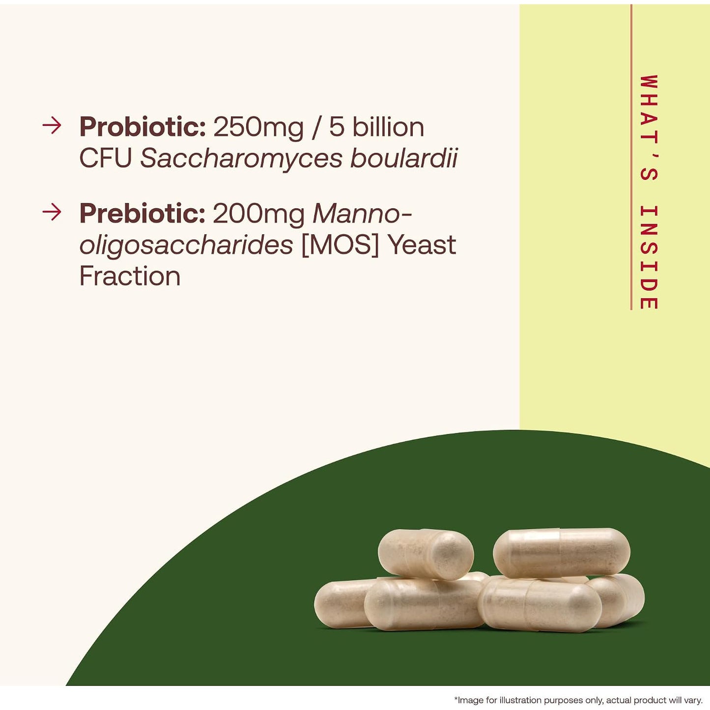 Jarrow Formulas Saccharomyces Boulardii + MOS Dietary Supplement Veggie Caps