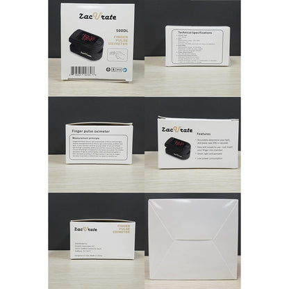 Zacurate 500 Series Fingertip Pulse Oximeter Blood Oxygen Saturation Monitor with Silicon Cover Batteries and Lanyard Royal Black