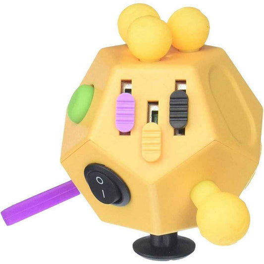 WCZCBOYA 12-Sided Fidget Dodecagon Cube Stress Relief Toy