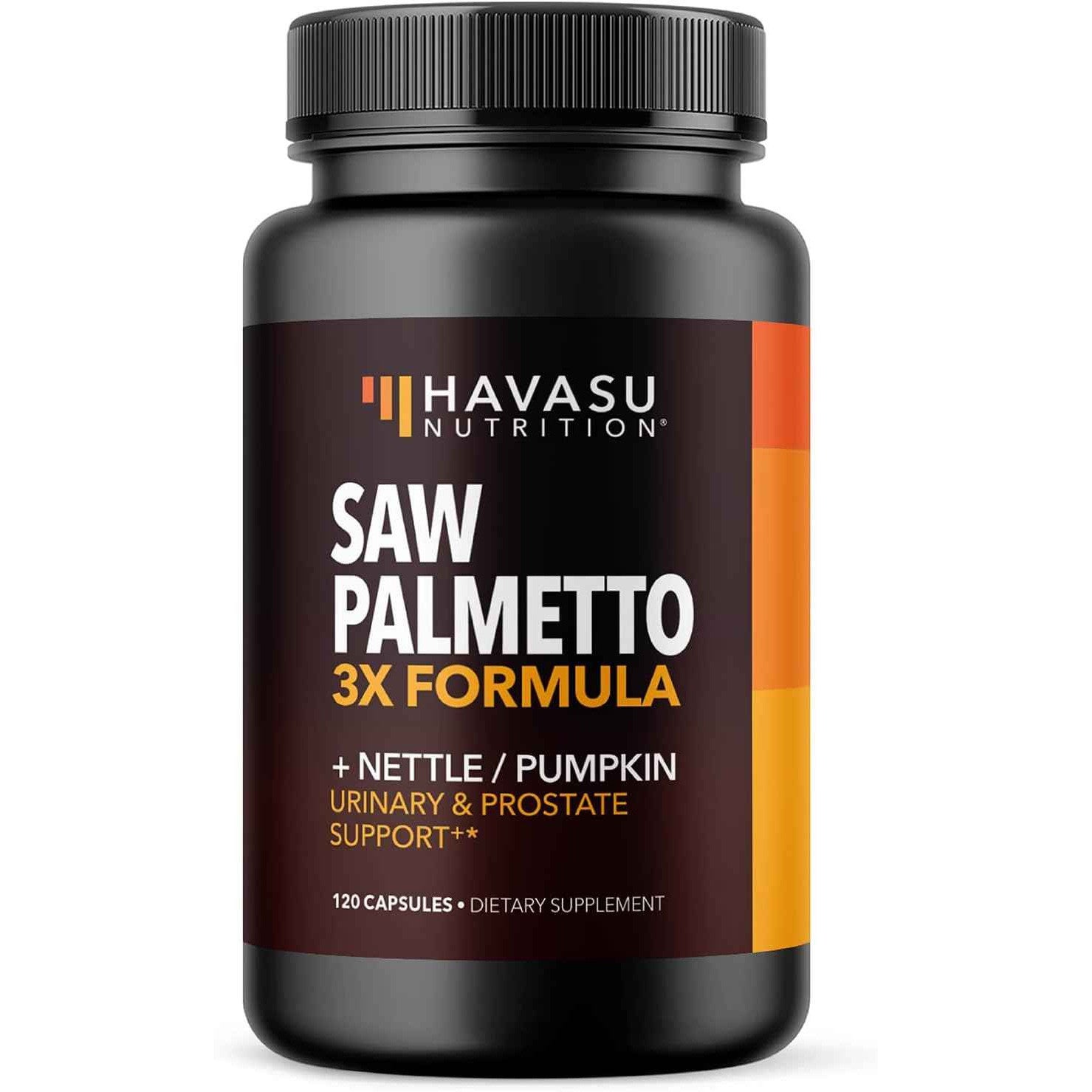 Havasu Nutrition Saw Palmetto for Men DHT Blocker Prostate Health Supplement 120 Count