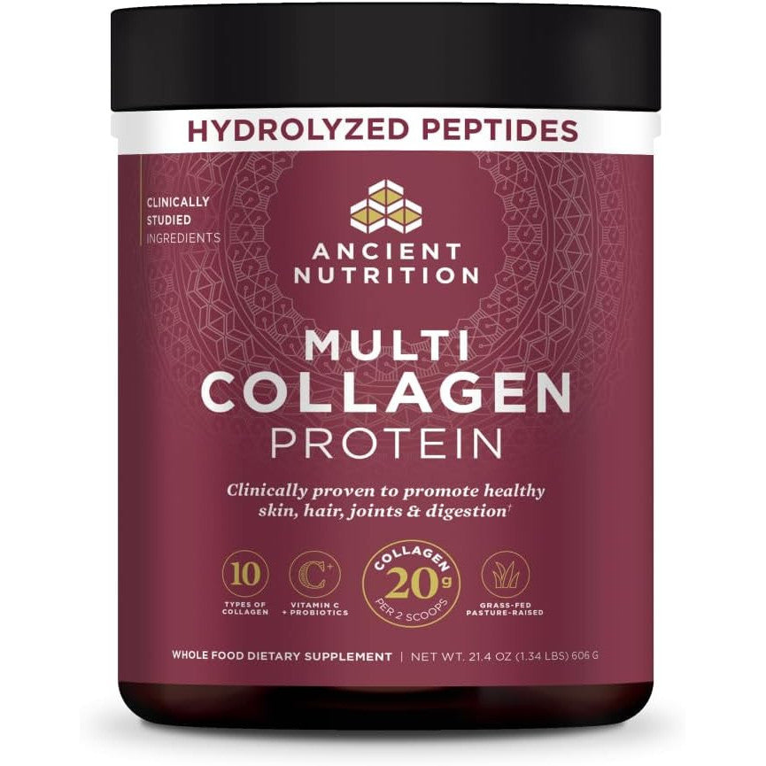 Ancient Nutrition Multi Collagen Peptides Powder Unflavored 45 Servings