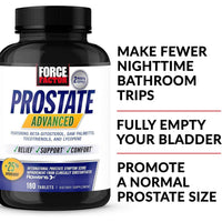 Force Factor Prostate Advanced Men's Supplement 180 Count
