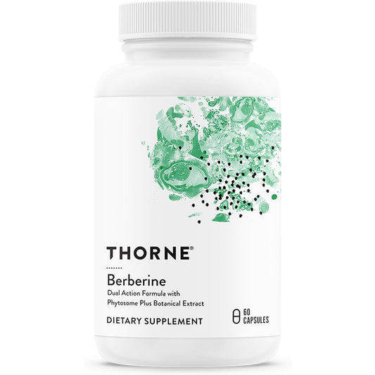 Thorne Berberine Phytosome and HCl Formula 60 Capsules