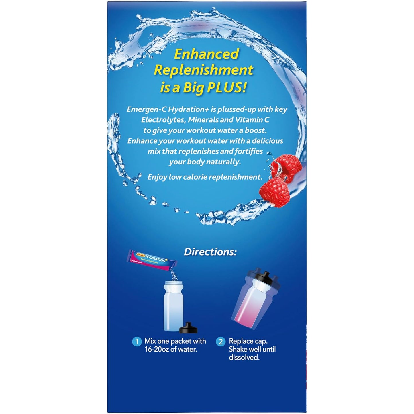 Emergen-C Hydration+ Vitamin C Sports Drink Mix Packets