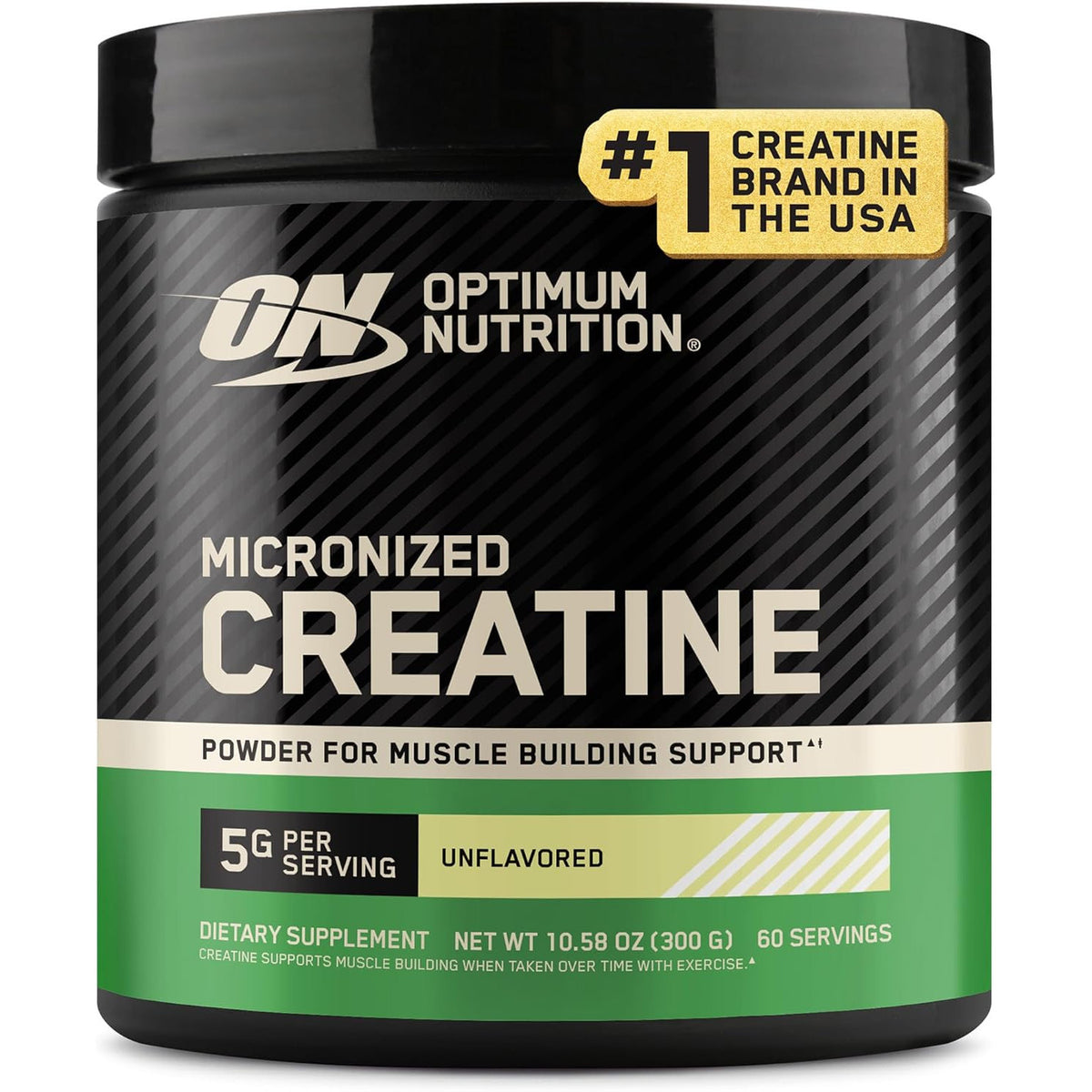 Optimum Nutrition Micronized Creatine Monohydrate Dietary Supplement Powder