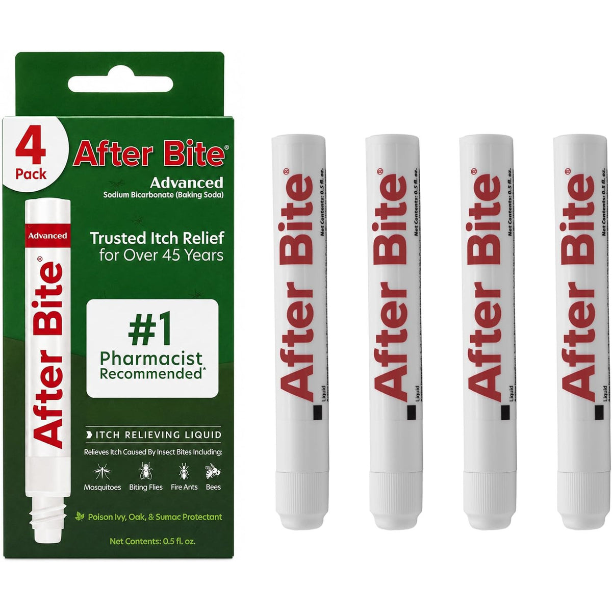 After Bite Advanced Bug Bite Itch Relief Pen Applicator 4Pk