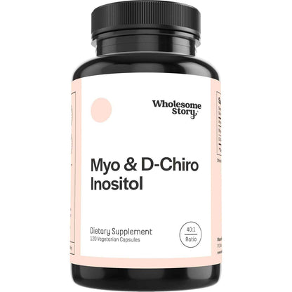 Wholesome Story Myo and D-Chiro Inositol Supplement 40:1 Ratio