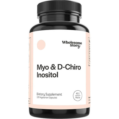 Wholesome Story Myo and D-Chiro Inositol Supplement 40:1 Ratio