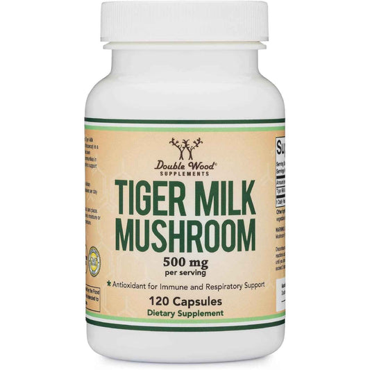 Double Wood Supplements Tiger Milk Mushroom Respiratory Support Capsules