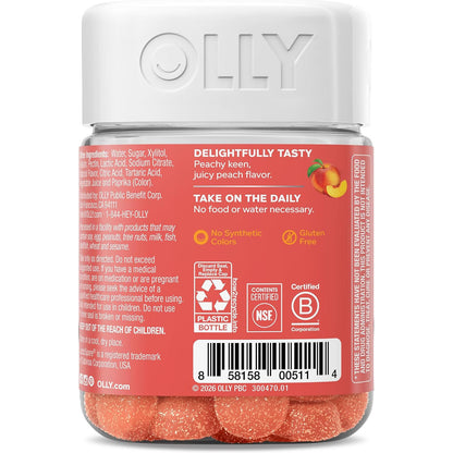 OLLY Probiotic Prebiotic Dietary Supplement Gummies