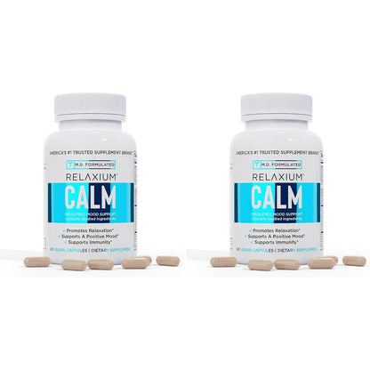Relaxium Calm Stress Mood Support Supplement Capsules 60 Count