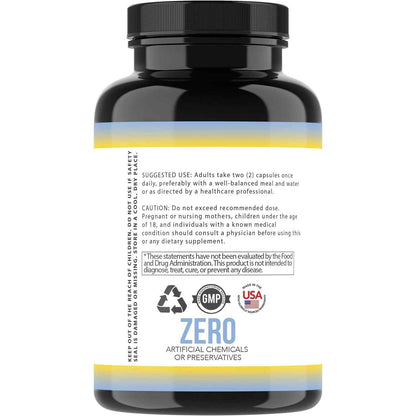 Angry Supplements Stress Less Day-Time Mood Support Capsules 60 Count