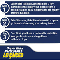 Super Beta Prostate Advanced Prostate Supplement for Men 60 Caplets