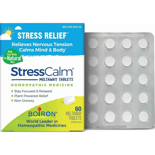 Boiron StressCalm Stress Mood Support Meltaway Tablets