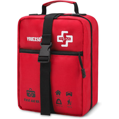 VRIEXSD 400 Pieces All-Purpose First Aid Kit Comprehensive Emergency Medical Supplies for Home Car Travel Camping Office Outdoor