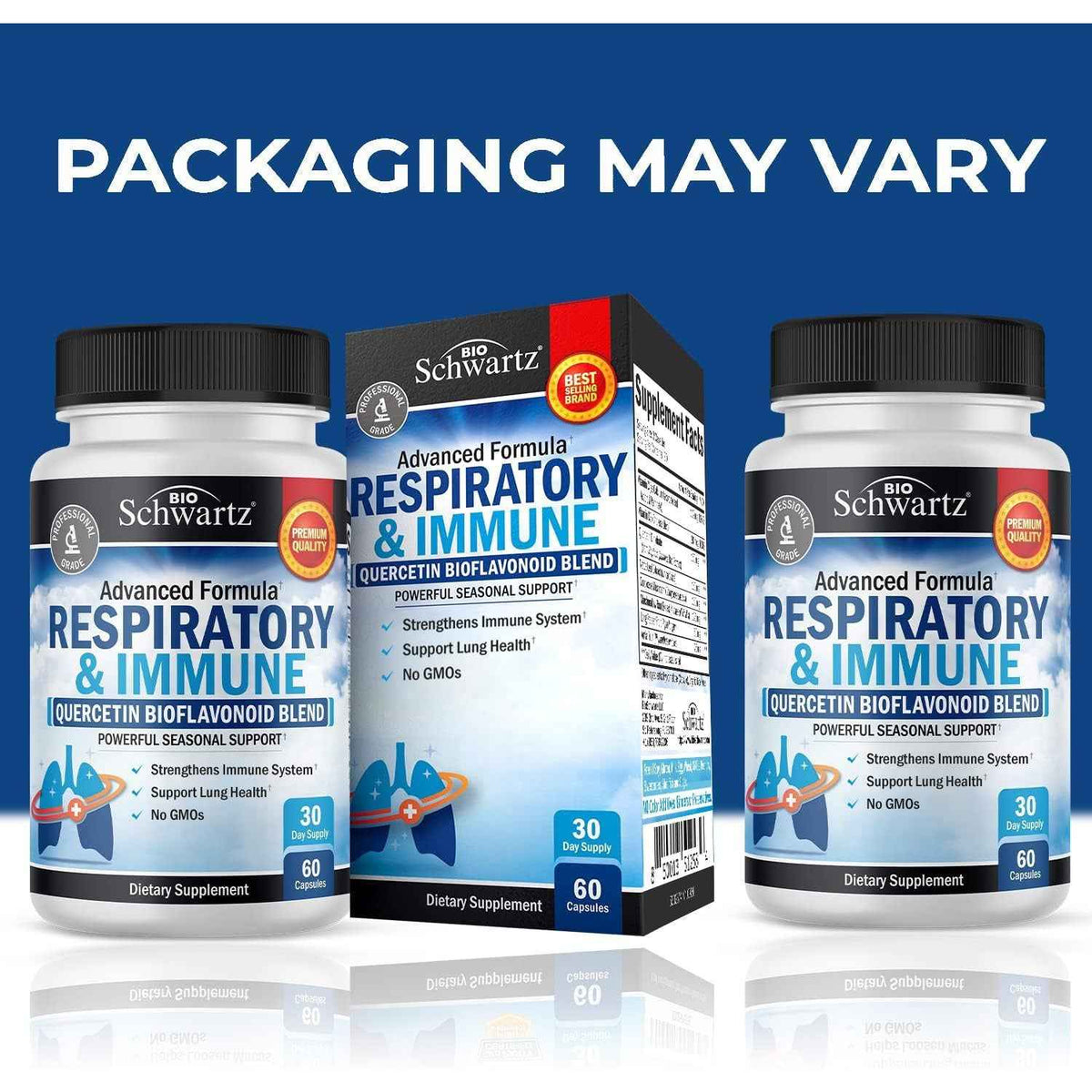 BioSchwartz Lung Detox Respiratory Immune Support Formula Capsules