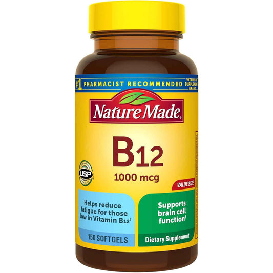 Nature Made Vitamin B12 1000 mcg Supplement Softgels