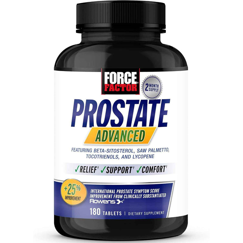 Force Factor Prostate Advanced – Men's Prostate & Urinary Health Supplement, 180 Tablets