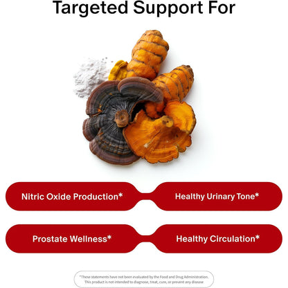 Snap Supplements Nitric Oxide Booster + Prostate Health Supplements for Men 60 + 90 Capsules
