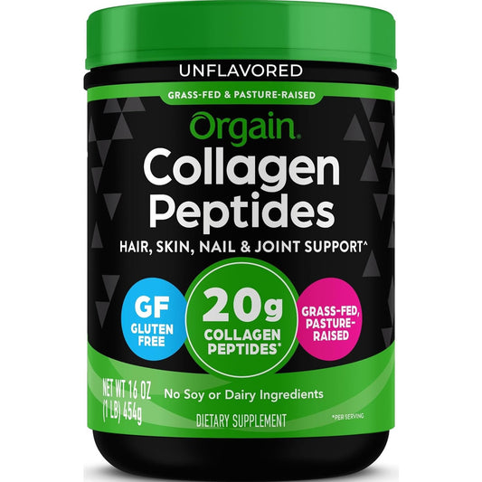 Orgain Hydrolyzed Collagen Peptides Dietary Supplement Powder