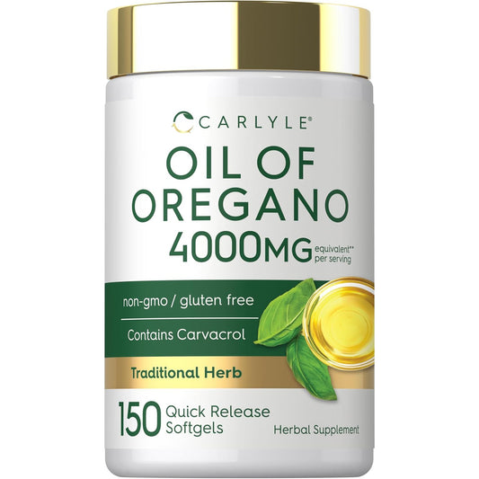 Carlyle Oregano Oil Carvacrol Herbal Health Support Softgels