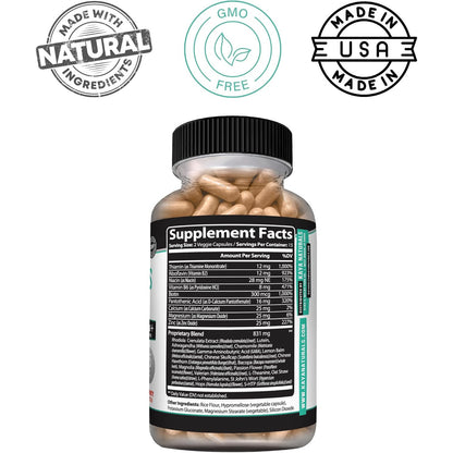 Kaya Naturals Ashwagandha GABA Daily Stress Mood Support Capsules