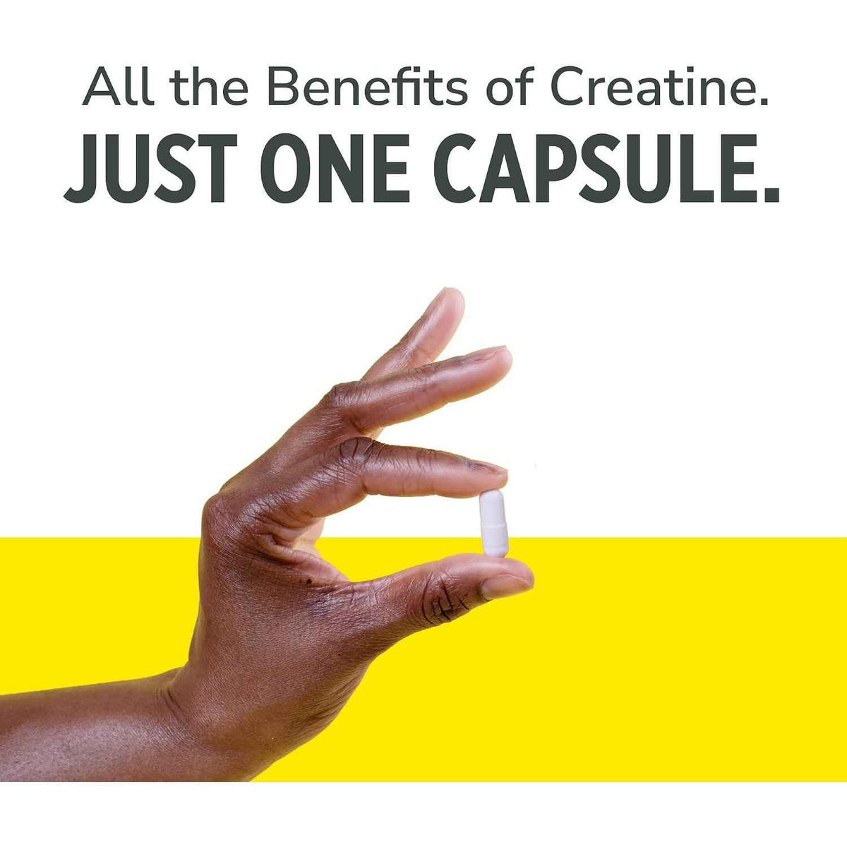 CON-CRET Creatine HCl Capsules Muscle Strength & Cognitive Support 90 Count