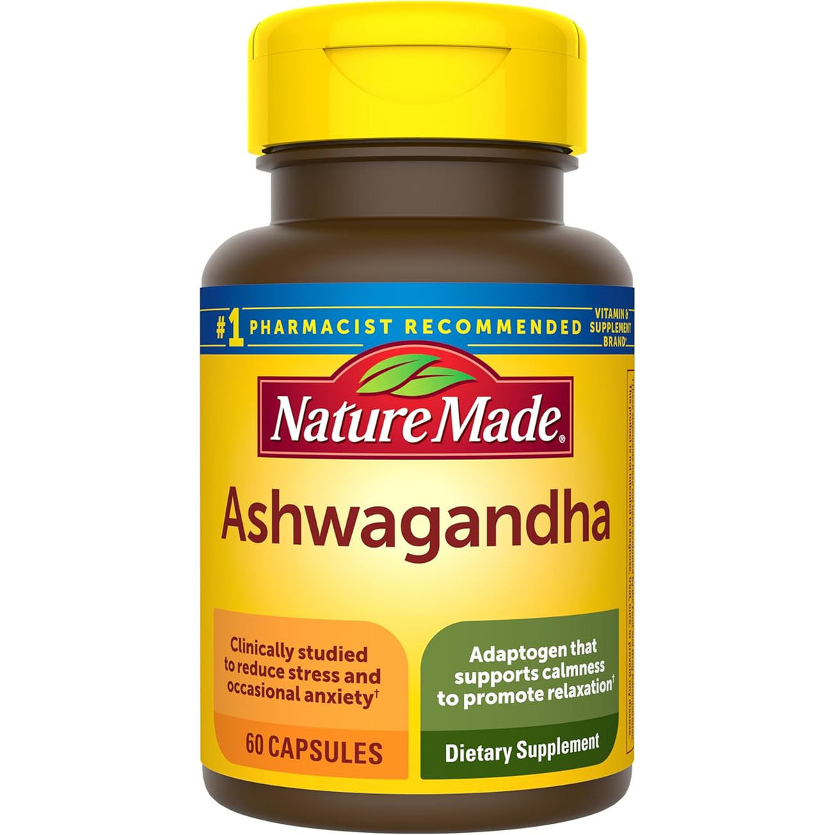 Nature Made Sensoril Ashwagandha Stress Mood Support Capsules
