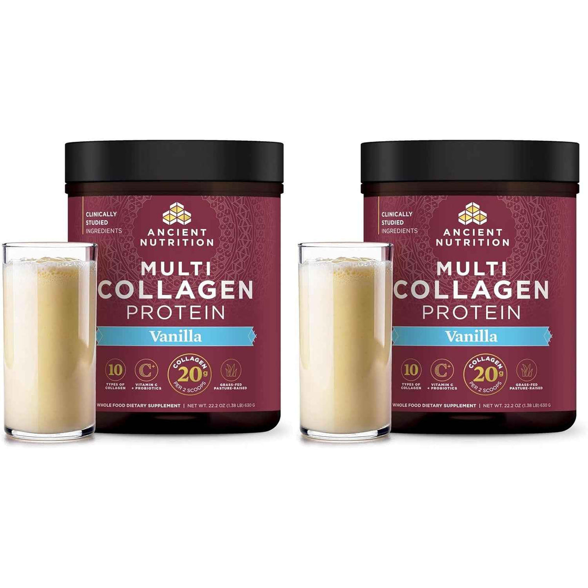 Ancient Nutrition Multi Collagen Peptides Powder Unflavored 45 Servings