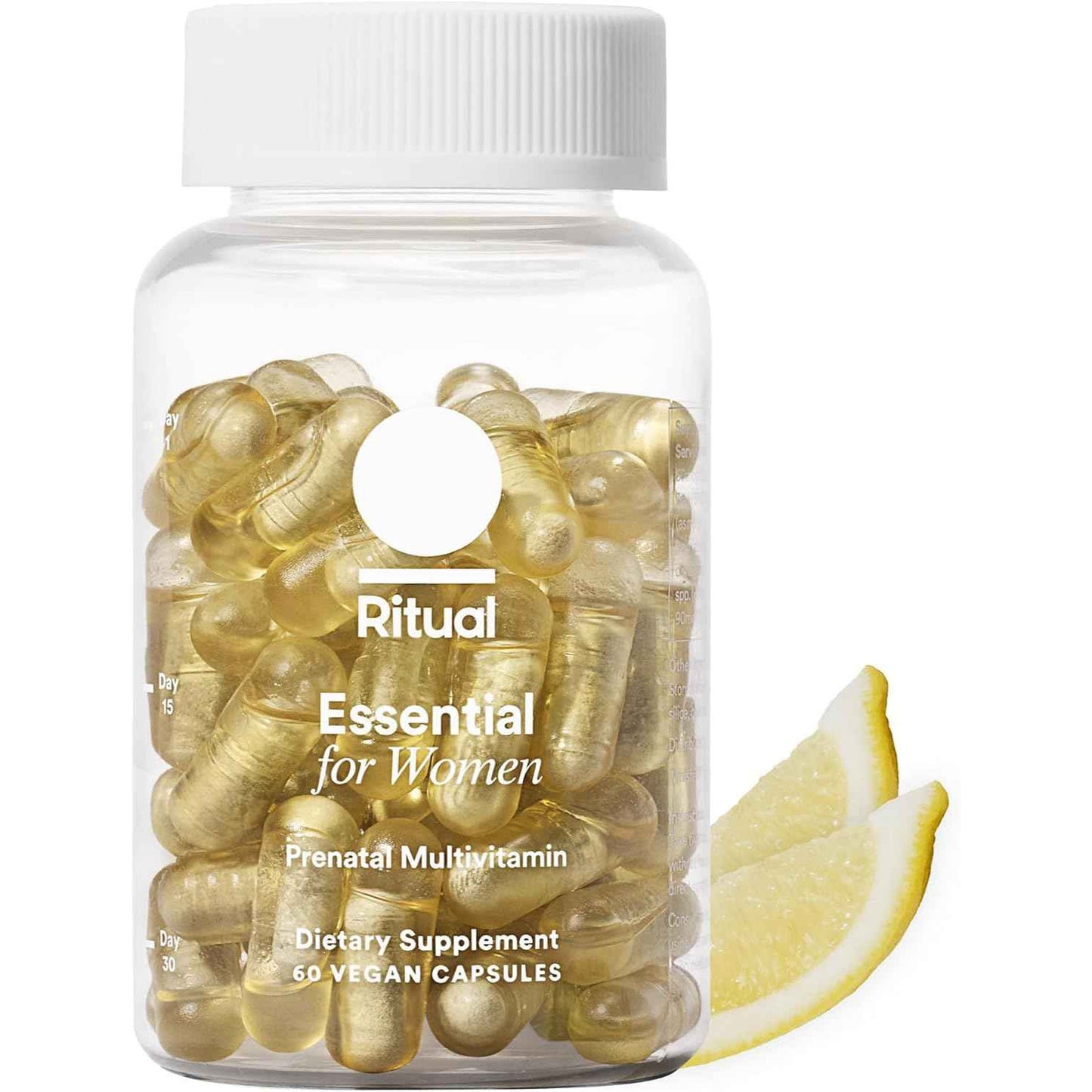 Ritual Prenatal Multivitamin With Omega-3 DHA Citrus 60 Capsules