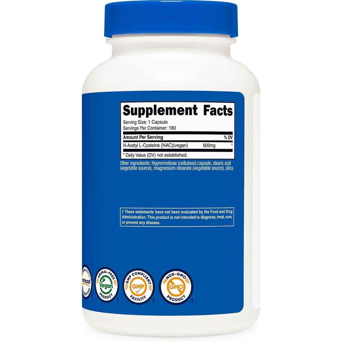 Nutricost NAC Immune and Respiratory Support Capsules