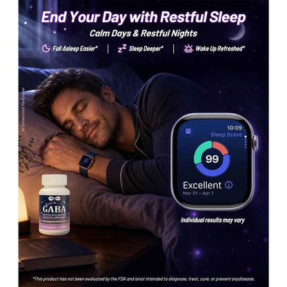Oopeatol GABA L-Theanine Stress Sleep Mood Support Tablets 60 Count