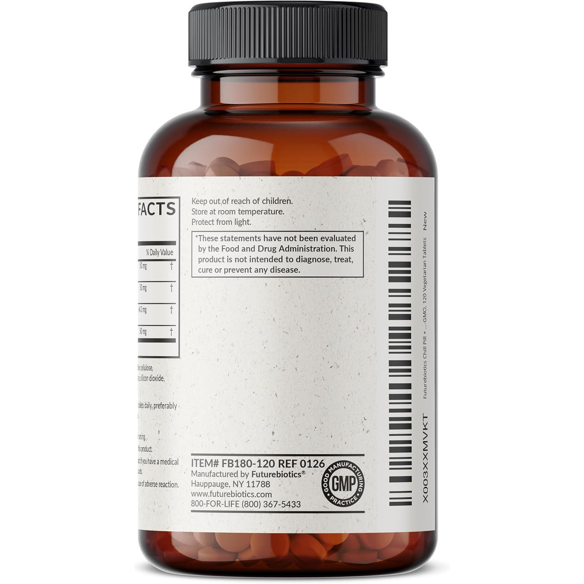 Futurebiotics Chill Pill Ashwagandha Stress Mood Support Tablets