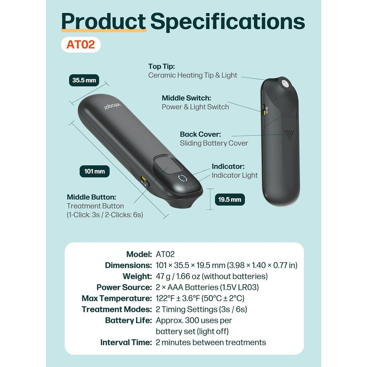 Veloqor Bug Bite Relief Device Veloqor10