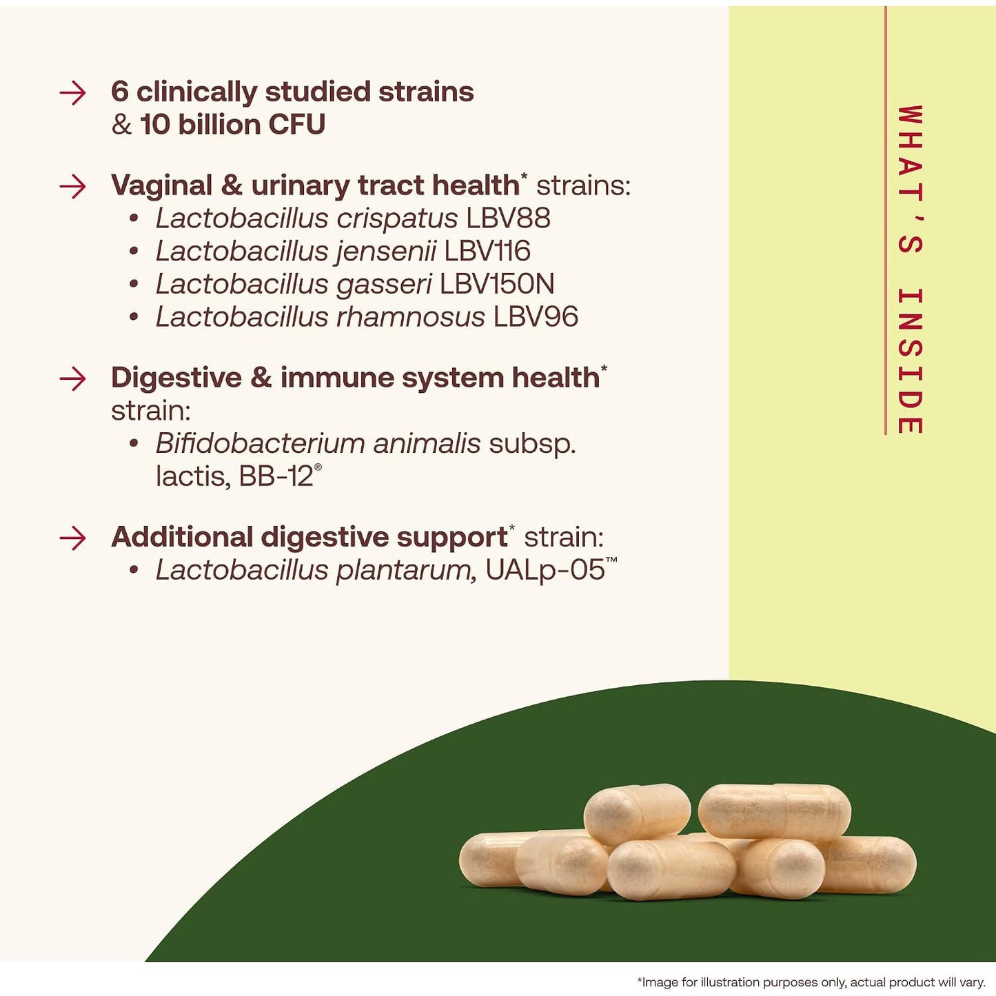 Jarrow Formulas Fem-Dophilus Advanced Probiotic Dietary Supplement Veggie Caps