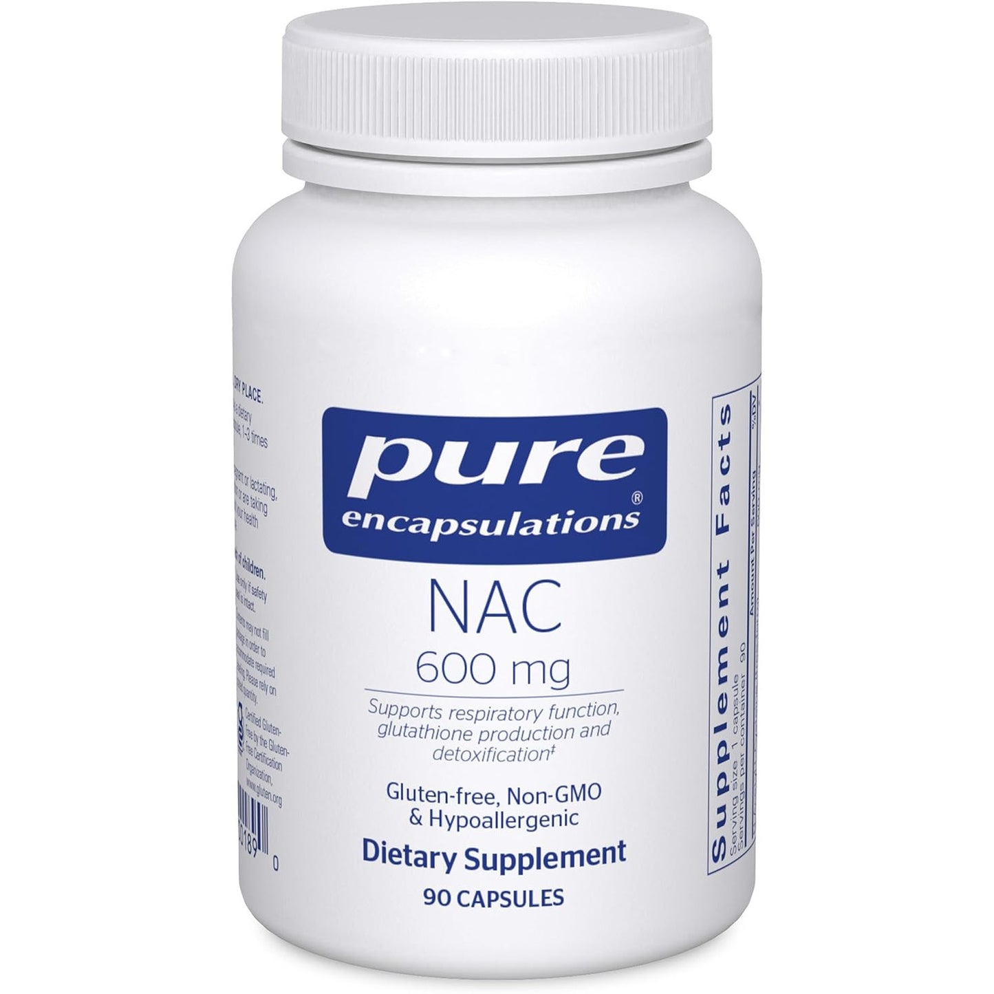 Pure Encapsulations NAC Immune and Respiratory Support Capsules