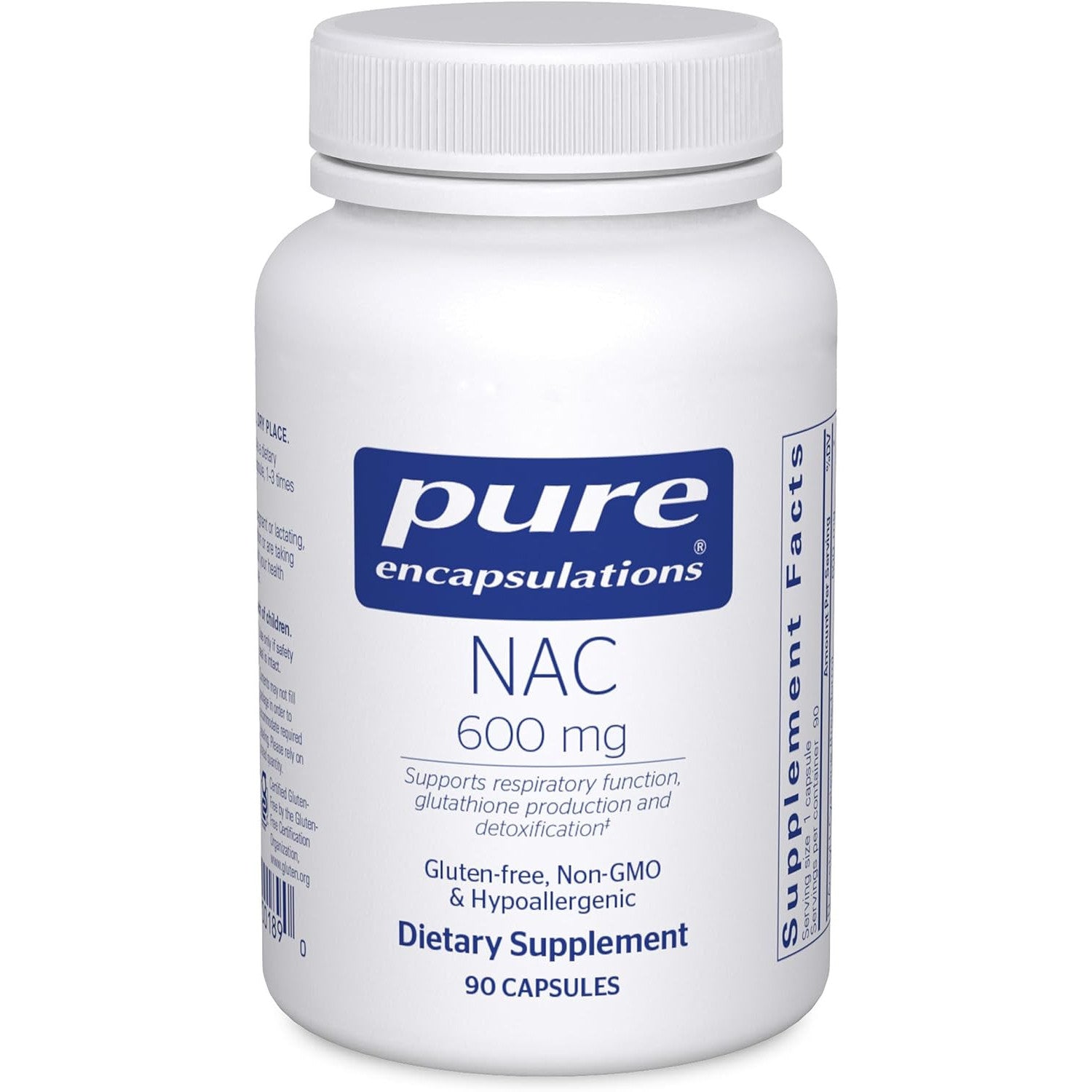 Pure Encapsulations NAC Immune and Respiratory Support Capsules