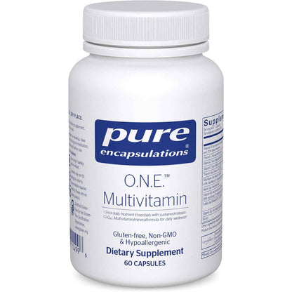 Pure Encapsulations O.N.E. Multivitamin Once Daily With Metafolin CoQ10 Lutein